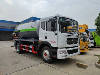 抽吸運(yùn)輸污水淤泥、糞便、沼液罐式車(chē)，國(guó)六排放吸污車(chē)抽吸快、適用面廣